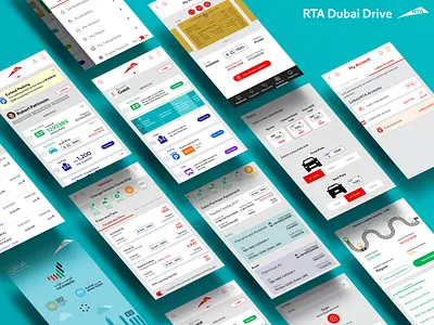 Dubai Drive - Mobile App Design adobe xd app branding design dubai mobile app design ui ux