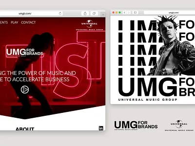 Universal Music Group for Brands (LIVE) b2b brand brand designer branding graphic design graphicdesign logo logo designer logodesign logos logotipo logotype logotype design logotype designer logotypes music record label universal universal studios