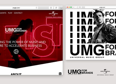 Universal Music Group for Brands (LIVE) b2b brand brand designer branding graphic design graphicdesign logo logo designer logodesign logos logotipo logotype logotype design logotype designer logotypes music record label universal universal studios