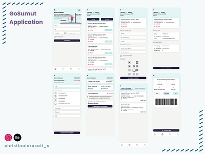 GoSumut Application app concept app development beginner booking app bus booking figma figma design mobile app mobile app design public transport public transportation ticket app ticket booking transportation ui design uiux design ux design