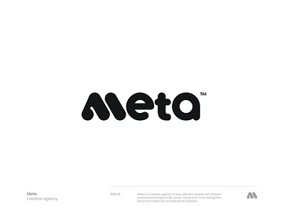 Logotype concept: Meta Creative Agency agency agency branding agency logo concept creative creative agency creative studio design digital agency exploration letter m logo logotype marketing meta service strategy studio ui design web design wordmark