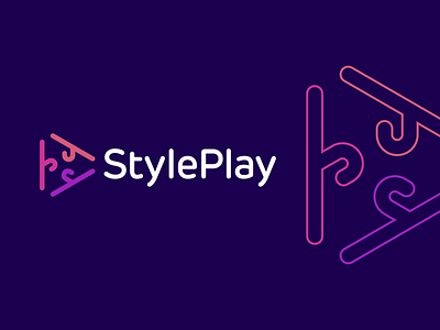 Style Play Logo Design - Hanger, Play Icon, Triangle app brand branding clever creative design fashion icon icons identity logo logodesign logomark logotype loog lgoo lgo modern play smart startup symbol