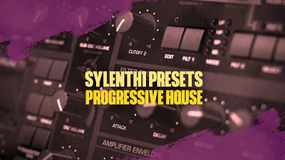 SYLENTH1 PRESETS - PROGRESSIVE HOUSE branding design illustration logo typography web