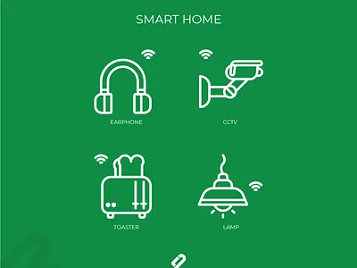 Smart Home Icon branding desaign logo flat flaticon icon icon design icon set iconography icons illustration illustrator ui ux