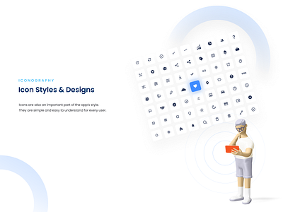 Icon Styles for SaaS Finance App app design icon illustration minimal saas saas app saas design typography ui ux