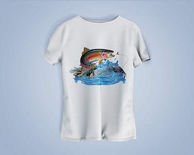 T-shirt Design for Fishing brand design branding concept art concept design creative design design fish fish logo flat illustration illustrator minimal sports design tshirtdesign vector