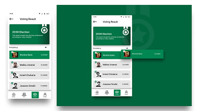 VOTING CONCEPT design ui ui design