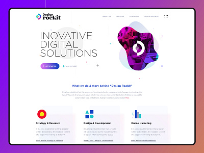 Rockit Design Studio 2020 trends branding design ui ui design ux