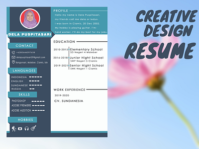 RESUME DESIGN FOR JOB APPLY adobe xd app bootsrap branding design icon illustration logo mobile design ui design vector