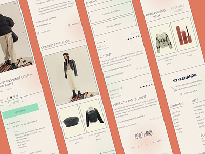 STYLENANDA® — Online Store e commerce interaction korean mobile redesign shop typogaphy ui ux web design