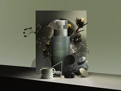 Defy 3d branding c4d cinema4d colors cosmetics design display illustration nature octane petertarka product productdesign render set setdesign still studio tarka