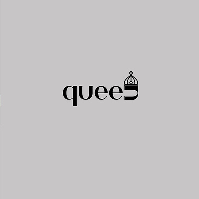 Quenn logo brand branding design flat icon logo minimal typography vector