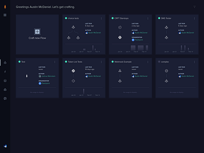 Automation Dashboard cybersecurity dark dashboard datavisualization