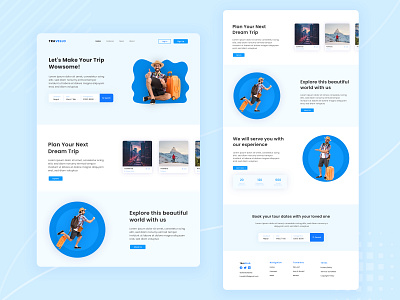 Travel Website Design abobexd aroonanim dribbblenepal dribbbleshot figma graphicsdesign photoshop travel uidesign uiux uiuxdesign webpagedesign website
