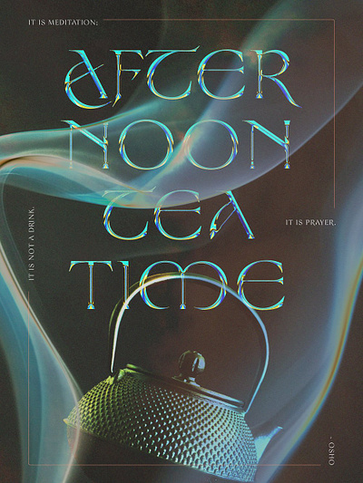 Afternoon Tea design graphic design typography