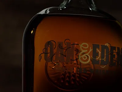 Whiskey Finished Inside the Bottle alcohol brand identity brand strategy branding design idenity illustration logo package design packaging spirits whiskey