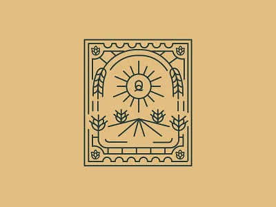 N•3 Orchard illustration postcard branding brewery illustraion logodesign orchard