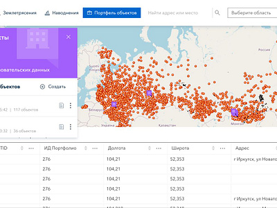 An interactive geoportal for catastrophic risk assessment analytic cartography dashboard data database design diagram filters geography gis gis applications insurance interactive map maps risk ui ux web webdesign