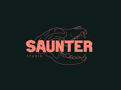 Saunter Branding branding design graphic design illustration logo typography