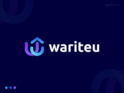 Wireteu Logo Design | Modern Logo Design (unused) arrow best logo best logo designer brand identity branding growth home home decor investment lettering logo logo designer logodesign minimal modern logo money monogram network tech wordmark