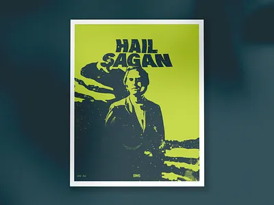 Hail Sagan Prints: For Sale carl sagan cosmos design gig poster graphic design illustration prints richmond sagan typography