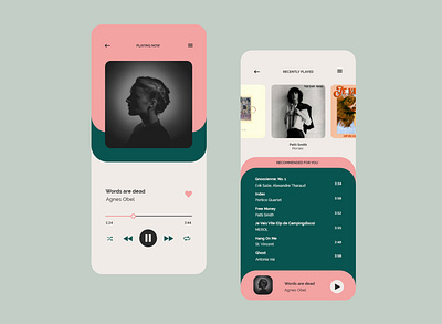 Daily UI - Music Player 009 album dailyui dailyuichallenge design music music app music player ui uidesign uiux webdesign