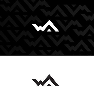 Wild Adventure Logo adventure branding camping car monogram mountains tents