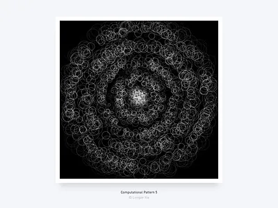 Computational Pattern daily 100 daily challange dailyui design flat geometic illustration minimal ui ux