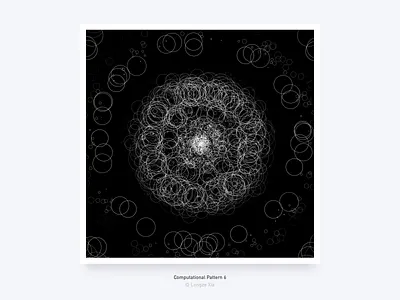 Computational Pattern daily 100 daily challange dailyui design geometry minimal ui