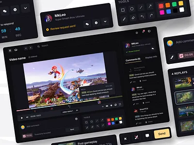Metafy - Replay review editor editor product design tool ui ux web design