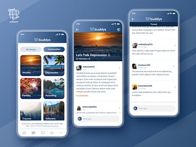 Buddys Mobile App airship app application design branding design react native react native design ui user experience ux