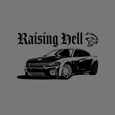 Raising Hell branding design graphic design icon illustration illustrator logo tshirtdesign typography vector