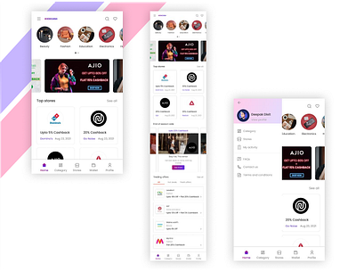 Kickcash Home Page Redesign mobile designer mobile ui ui ui design uiux ux