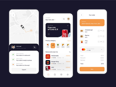 Food delivery app concept app delivery design food mobile