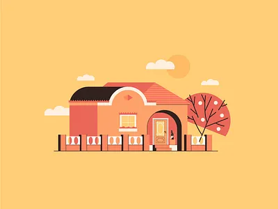 HOUSE design flat flat illustration illustration illustrator vector