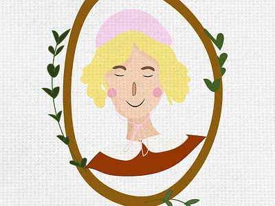 Jane Austen Emma Ilustration character character illustration emma jane austen jane austen characters jane austen illustration