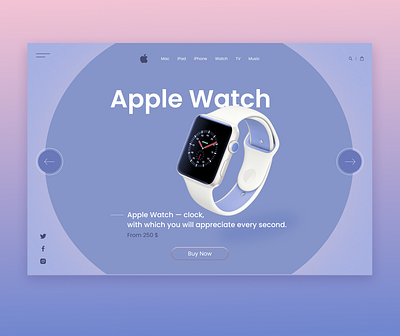 Apple Watch concept apple apple design apple watch design clock commerce design ui ux web