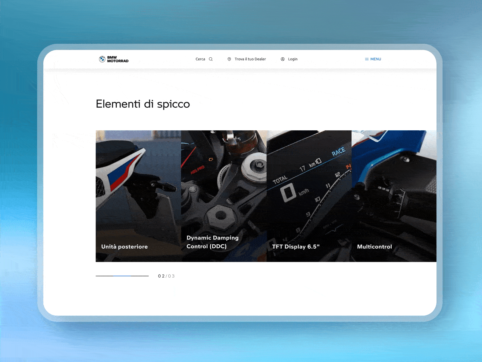 BMW Motorrad — Homepage bmw bmw motorrad configuration hover motor motor configuration motorrad web design