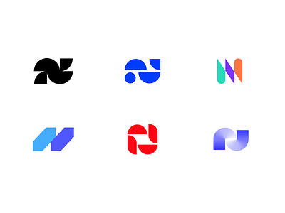 N Logo draft exploration abstract abstract logo brand brand identity branding cryptocurrency design fintech logo logo design logo designer logos n letter n logo symbol tech logo