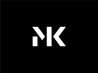 MK Monogram abstract black and white branding branding and identity clean design identity logo logo design minimal minimalism minimalist modern modern design modern logo modernism monogram monogram logo monoline simple