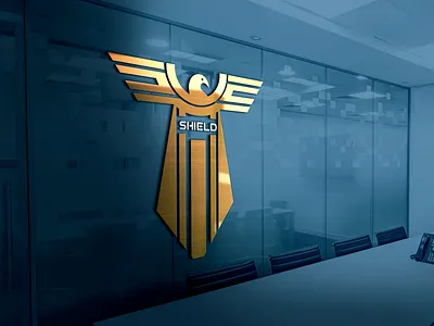 Cyber Security (Shield)Office 3D logo art branding design flat graphic design illustration logo minimal vector website
