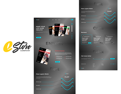 Plast Microlayer (Landing Page) design ui ux web