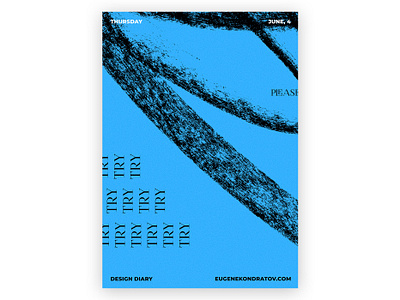 Design diary 6 (poster every day) blue challenge design everyday art everydaydesign everydayposter graphic illustration lines pastel pastel colors poster poster art posterchallenge posters scan traditional art try type art