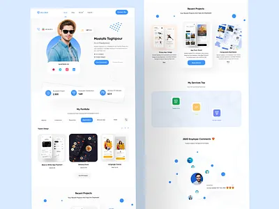 portfolio web app branding daily ui design designer icon design illustration interface minimal mobile ui portfolio design portfolio site ui icons ui interaction ux web design website