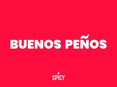 Buenos Peños pepper pepper logo spicy