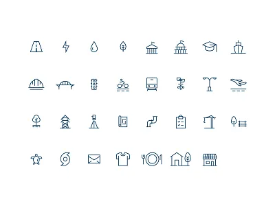 Volkert Icons design icon icon design icon set iconography icons illustration line work ui
