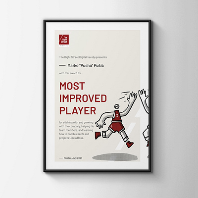 Hand drawn illustrations awards basketball branding certificate illustration loyalty player procreate