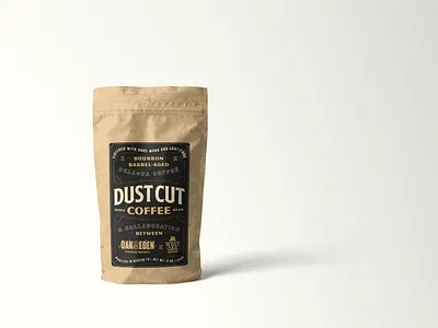 Dust Cut Label bourbon coffee coffee bag label label design label packaging texas western whiskey
