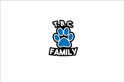 TBC Family adobe illustrator design dog dog logo family graphicdesign logo logodesign paw t shirt vector