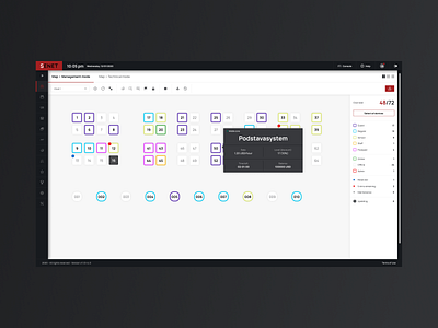 PC & Consoles map for esports arenas admin dashboard admin design admin panel dashboad design interface saas design ux